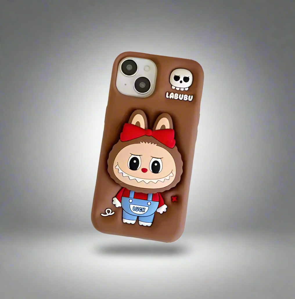 Labubu - 3D Cartoon Silicone iPhone Case