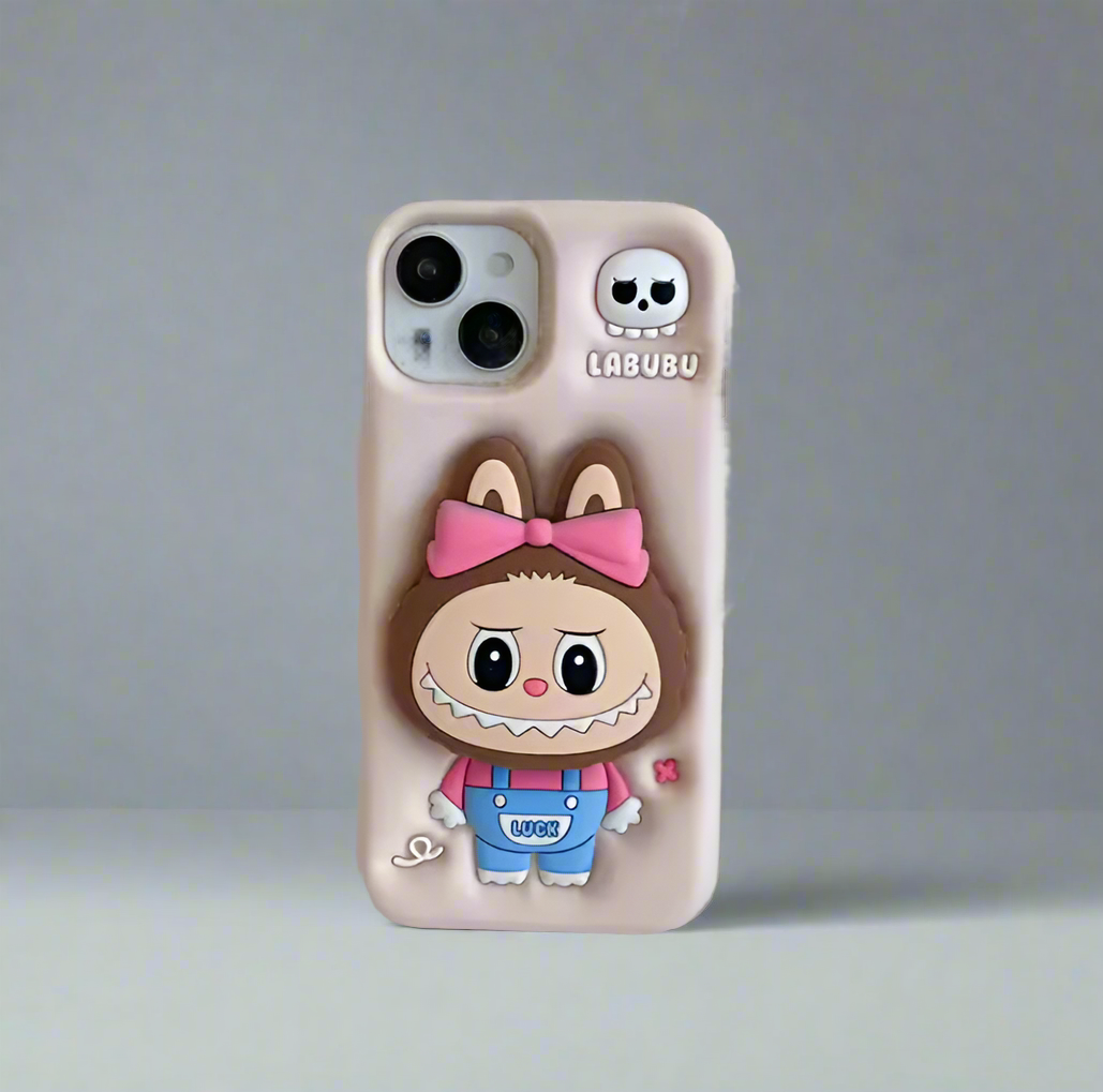 Labubu - 3D Cartoon Silicone iPhone Case